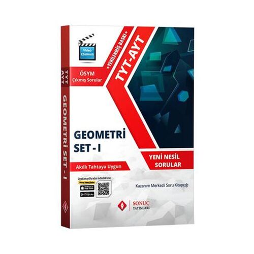 Sonuç YKS TYT AYT Geometri Set -1 Soru Bankası