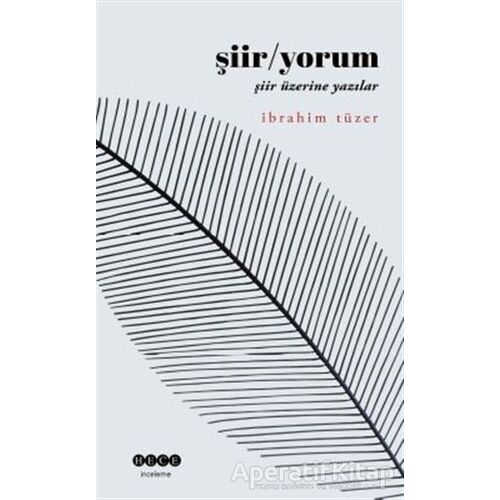 Şiir - Yorum - İbrahim Tüzer - Hece Yayınları