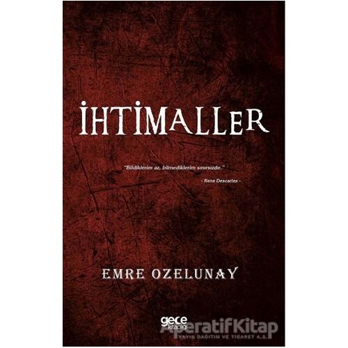 İhtimaller - Emre Ozelunay - Gece Kitaplığı