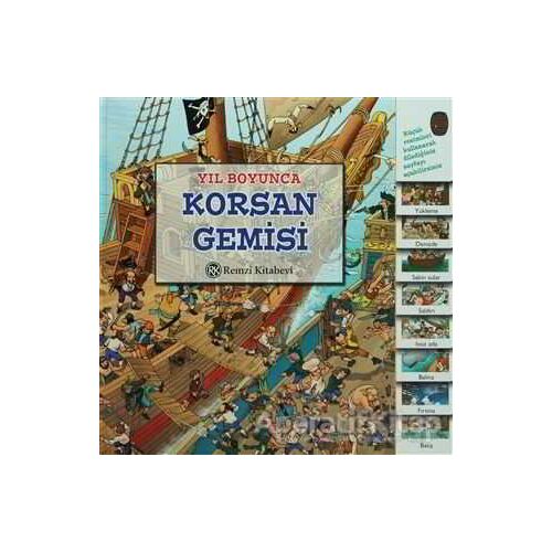 Yıl Boyunca Korsan Gemisi - Elizabeth Havercroft - Remzi Kitabevi
