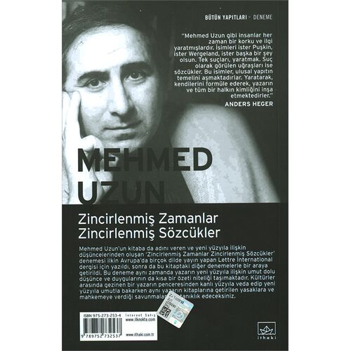 Zincirlenmiş Zamanlar Zincirlenmiş Sözcükler - Mehmed Uzun - İthaki Yayınları