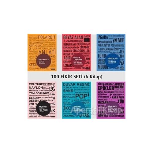 100 Fikir Seti (6 Kitap Takım) - Steven Heller - Literatür Yayıncılık
