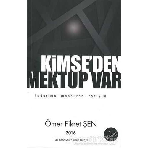 Kimse’den Mektup Var - Ömer Fikret Şen - Cinius Yayınları