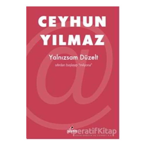 Yalnızsam Düzelt - Ceyhun Yılmaz - Parantez Yayınları