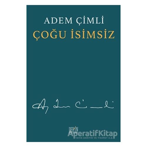 Çoğu İsimsiz - Adem Çimli - Derin Yayınları