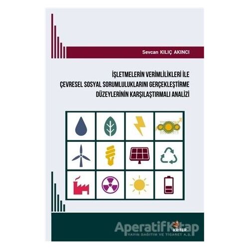İşletmelerin Verimlilikleri ile Çevresel Sosyal Sorumluluklarını Gerçekleştirme Düzeylerinin Karşıla