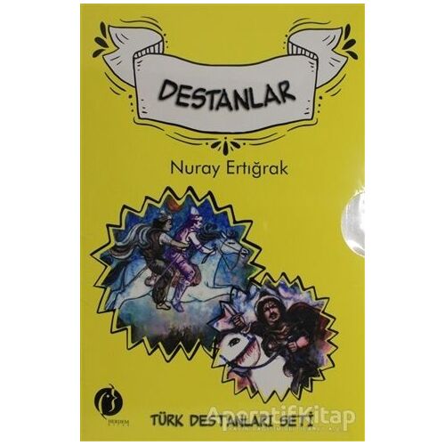 Türk Destanları Seti (5 Kitap Takım) - Nuray Ertığrak - Herdem Kitap