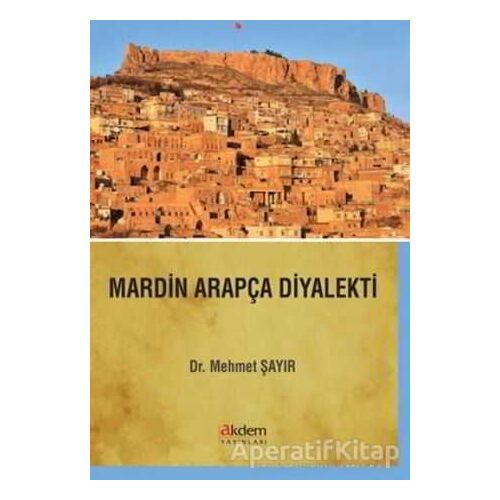 Mardin Arapça Diyalekti - Mehmet Şayır - Akdem Yayınları
