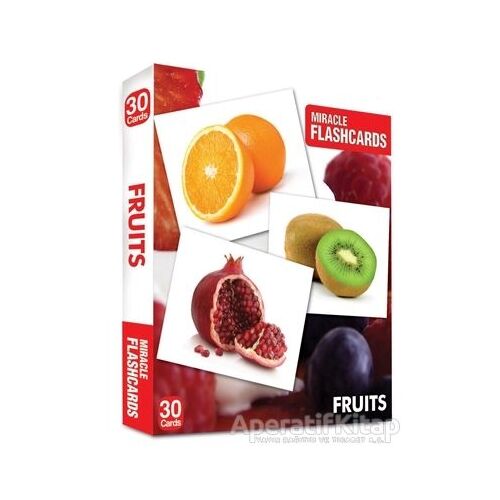 Miracle Flashcards - Fruit Box 30 Cards - Kolektif - MK Publications
