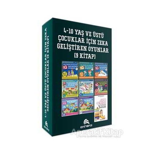 4-10 Yaş ve Üzeri Çocuklar İçin IQ Zeka ve Dikkat Geliştiren Aktiviteli Akıl Oyunları