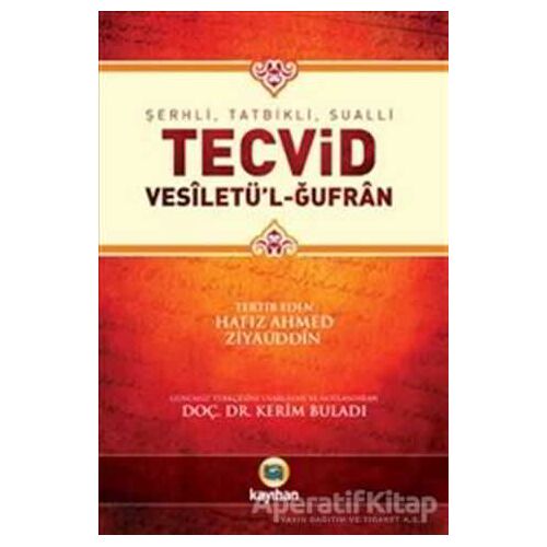 Tecvid: Vesiletül-Ğufran - Arif Pamuk - Kayıhan Yayınları