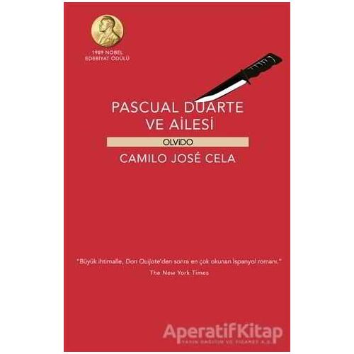 Pascual Duarte ve Ailesi - Camilo Jose Cela - Olvido Kitap
