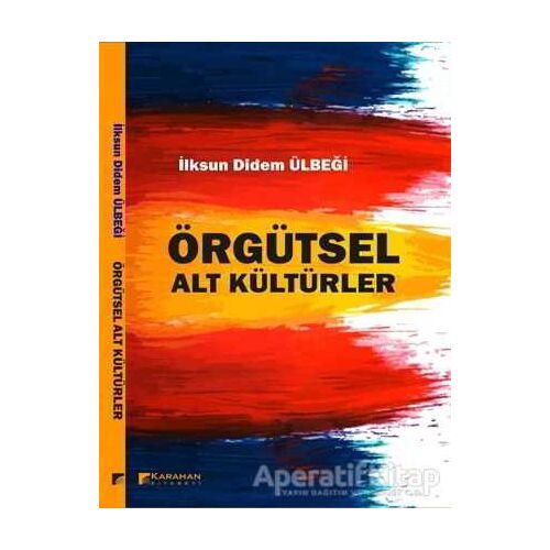 Örgütsel Alt Kültürler - İlksun Didem Ülbeği - Karahan Kitabevi