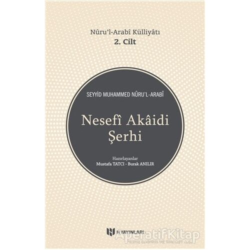 Nesefi Akaidi Şerhi - Muhammed Nürul-Arabi - H Yayınları