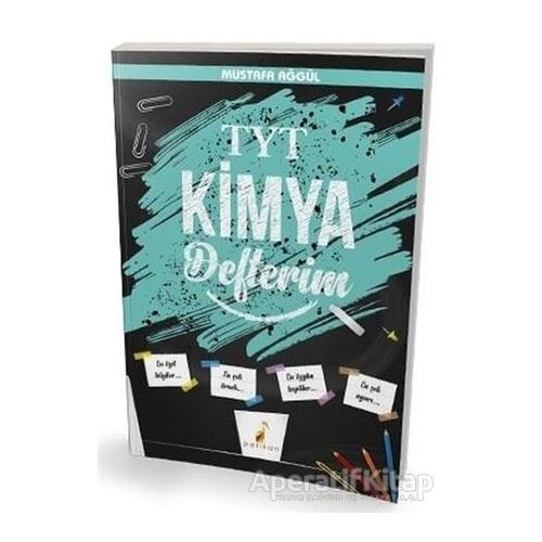 TYT Kimya Defterim - Mustafa Ağgül - Pelikan Tıp Teknik Yayıncılık