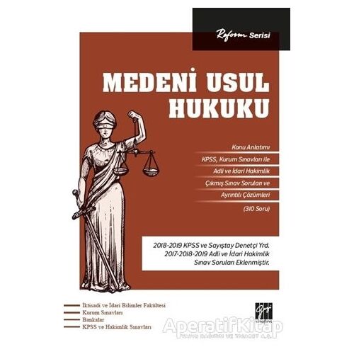 Reform Serisi Medeni Usul Hukuku - Kolektif - Gazi Kitabevi