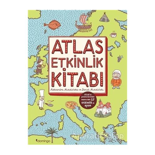 Atlas Etkinlik Kitabı - Daniel Mizielinska - Domingo Yayınevi