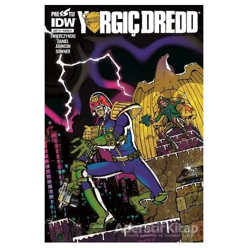 Yargıç Dredd Sayı 14 (Kapak A) - Duane Swierczynski - Presstij Kitap