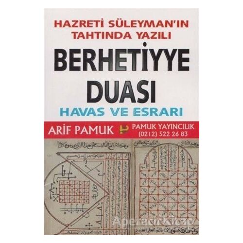 Berhetiyye Havas ve Esrarı (Dua-012) - Arif Pamuk - Pamuk Yayıncılık