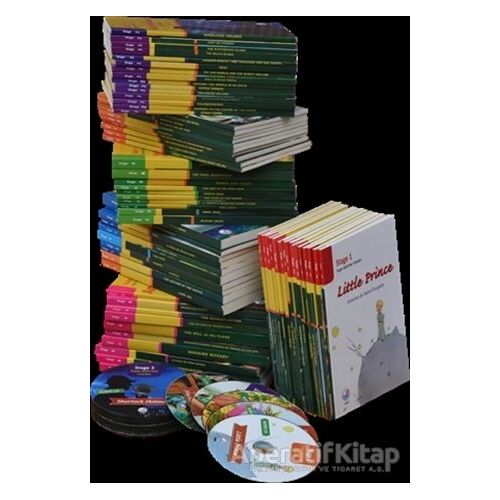 İngilizce Stage Okuma Kitapları Seti CDli (90 Kitap Takım) - Kolektif - Engin Yayınevi