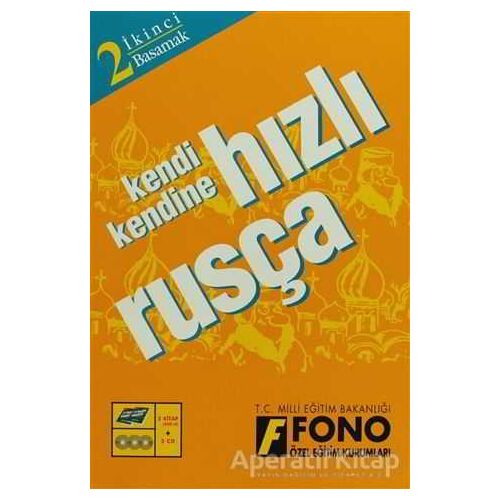 Hızlı Rusça 2. Basamak (2 kitap + 3 CD) - Kolektif - Fono Yayınları