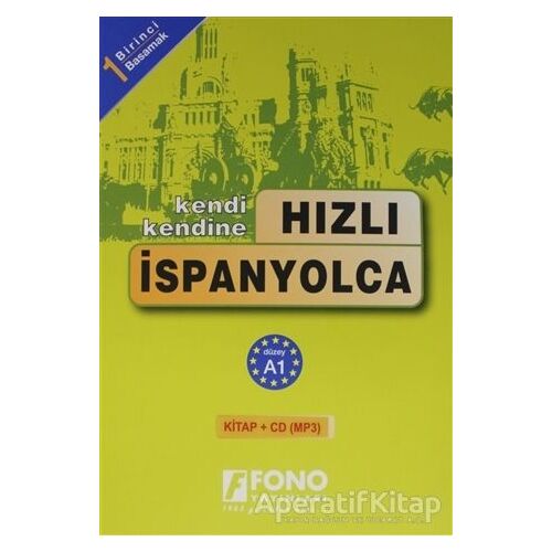 Hızlı İspanyolca 1. Basamak (3 Kitap) CDli - Kolektif - Fono Yayınları