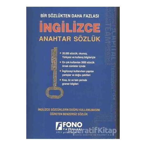 İngilizce Anahtar Sözlük - Birsen Çankaya - Fono Yayınları