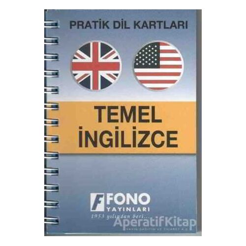 Pratik Dil Kartlarıyla Temel İngilizce Sözcükler - Kolektif - Fono Yayınları