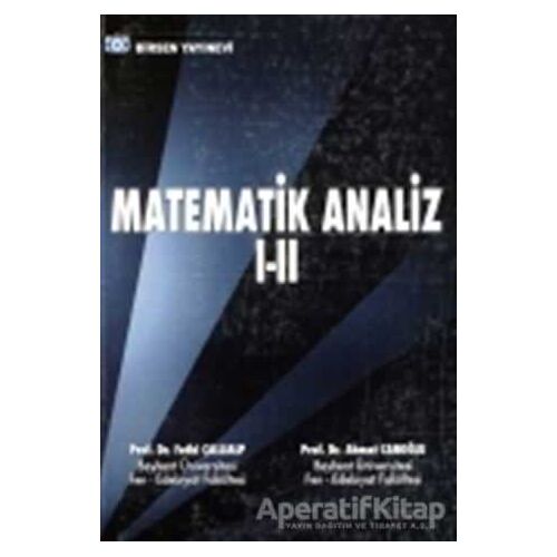 Matematik Analiz 1 - 2 - Ahmet Canoğlu - Birsen Yayınevi