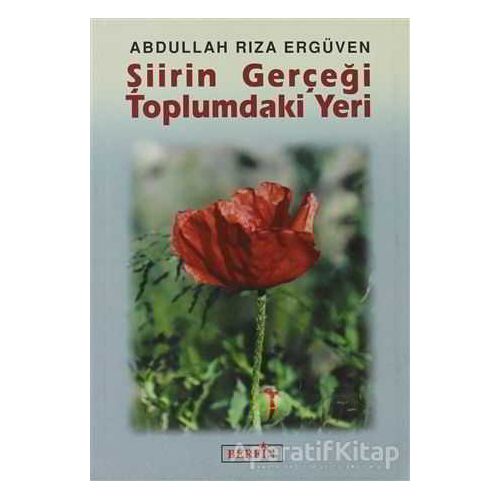 Şiirin Gerçeği Toplumdaki Yeri - Abdullah Rıza Ergüven - Berfin Yayınları