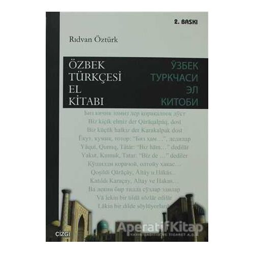 Özbek Türkçesi El Kitabı - Rıdvan Öztürk - Çizgi Kitabevi Yayınları