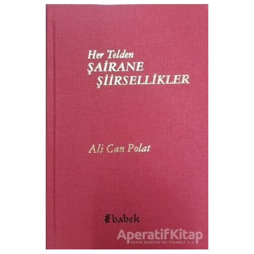 Her Telden Şairane Şiirsellikler - Ali Can Polat - Babek Yayınları