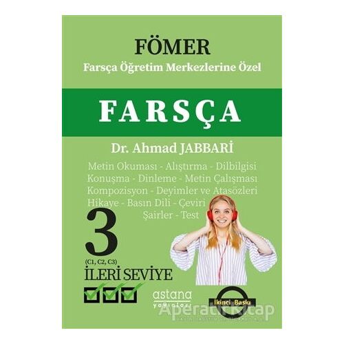 Fömer - Farsça 3 (İleri Seviye) - Ahmad Jabbari - Astana Yayınları