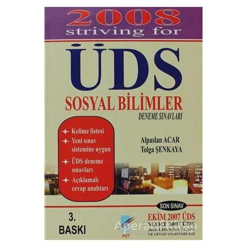 2008 ÜDS Sosyal Bilimler Deneme Sınavları - Tolga Şenkaya - Art Basın Yayın Hizmetleri