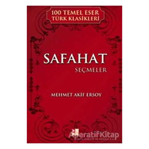 Safahat (Seçmeler) - Mehmed Akif Ersoy - Babıali Kültür Yayıncılığı