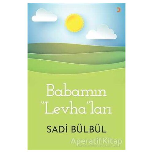 Babamın Levhaları - Sadi Bülbül - Cinius Yayınları