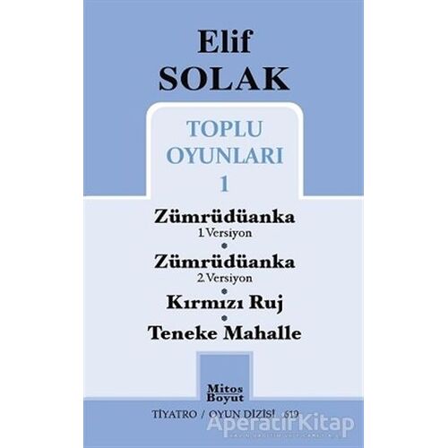 Toplu Oyunları 1 / Zümrüdüanka 1. Versiyon - Zümrüdüanka 2. Versiyon - Kırmızı Ruj - Teneke Mahalle