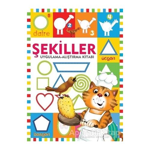 Şekiller / Uygulama - Alıştırma Kitabı - Kolektif - Halk Kitabevi