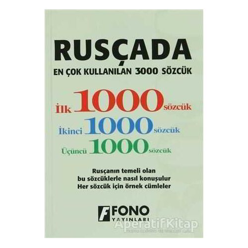 Rusçada En Çok Kullanılan 3000 Sözcük - Kolektif - Fono Yayınları