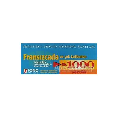 Fransızcada İlk 1000 Sözcük Kartları - Kolektif - Fono Yayınları