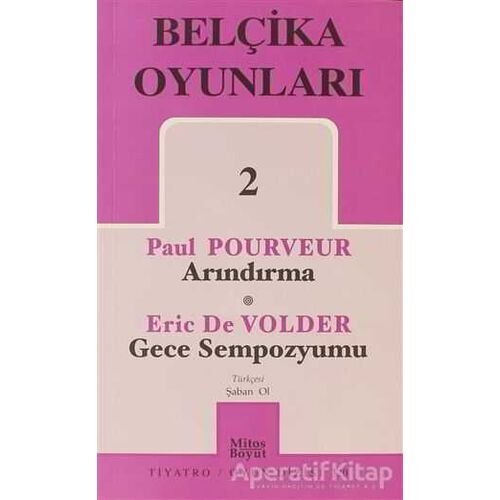 Belçika Oyunları 2 - Eric De Volder - Mitos Boyut Yayınları