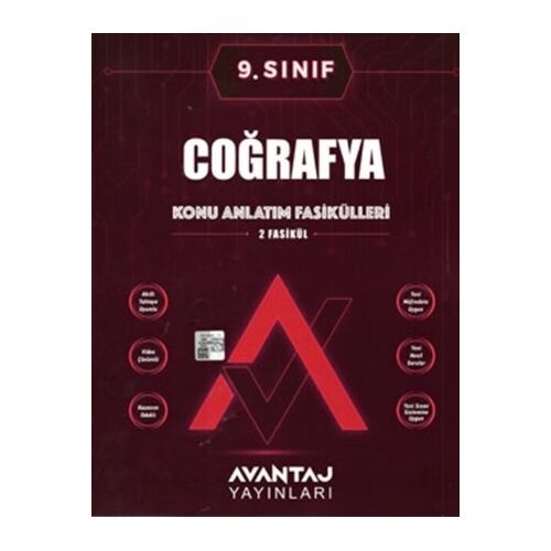 Avantaj 9. Sınıf Coğrafya Konu Anlatım Fasikülleri 2024 öncesi müfredat
