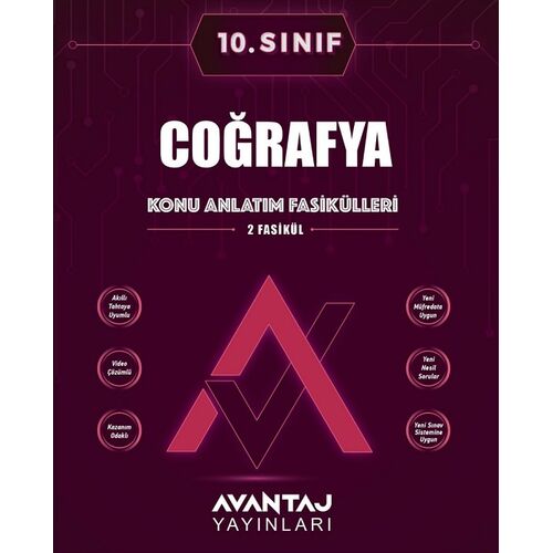 Avantaj 10. Sınıf Coğrafya Konu Anlatım Fasikülleri