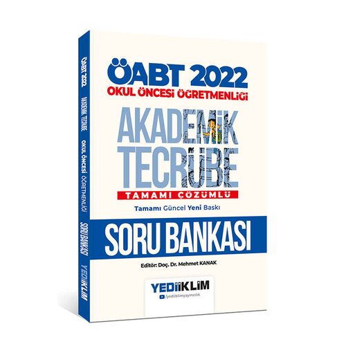 Yediiklim 2022 ÖABT Okul Öncesi Öğretmenliği Akademik Tecrübe Tamamı Çözümlü Soru Bankası