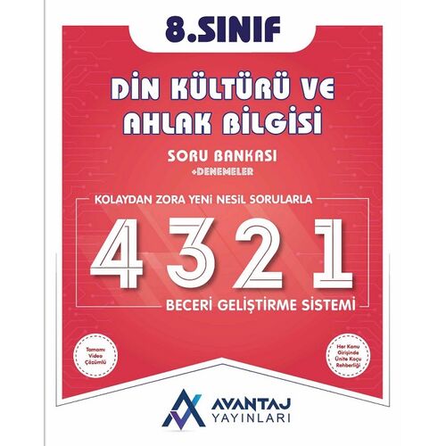 Avantaj 8. Sınıf Din Kültürü ve Ahlak Bilgisi Soru Bankası ve Deneme