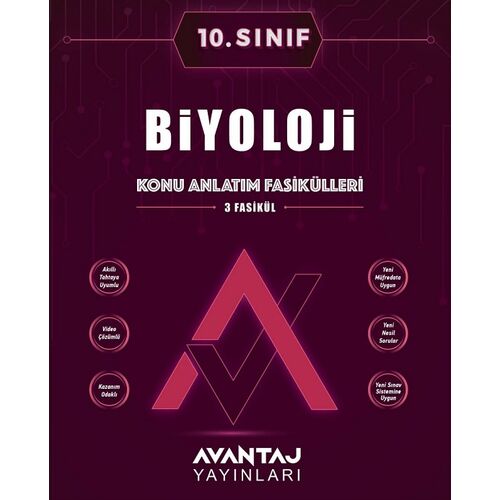 Avantaj 10. Sınıf Biyoloji Konu Anlatım Fasikülleri