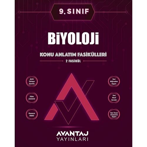 Avantaj 9. Sınıf Biyoloji Konu Anlatım Fasikülleri
