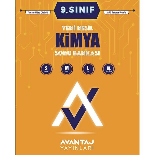 Avantaj 9. Sınıf Kimya Soru Bankası 2024 öncesi müfredat