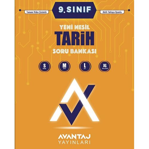 Avantaj 9. Sınıf Tarih Soru Bankası 2024 öncesi müfredat