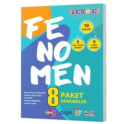 Gama 8. Sınıf Tüm Dersler Fenomen 10 Paket Deneme